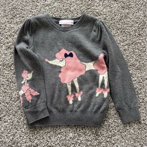 Luvable Friends Gray and Pink Sweater